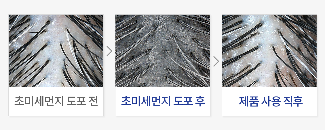 (초)미세먼지 모사체 세정 평가