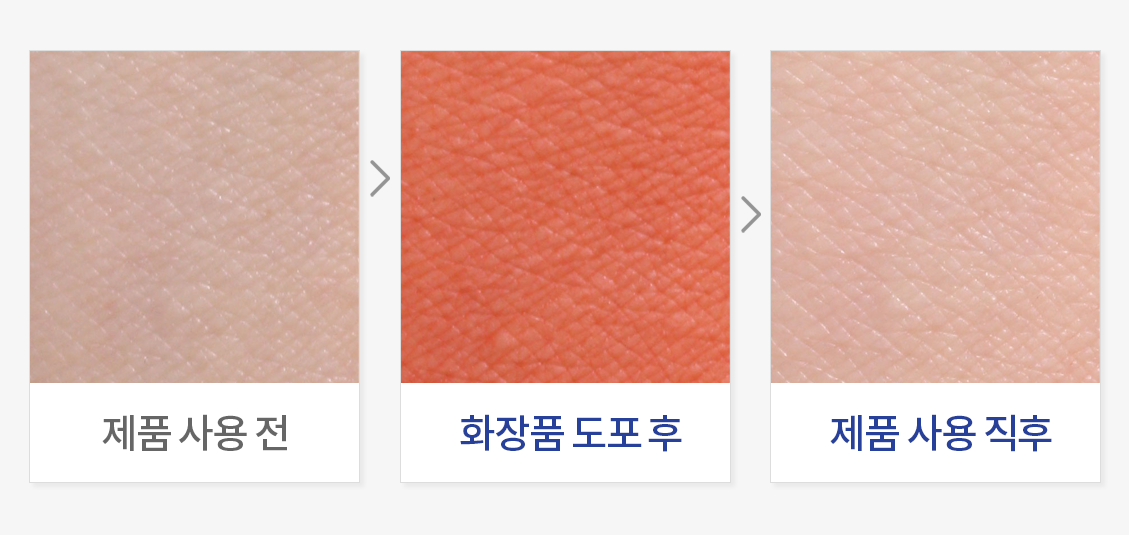메이크업 세정력 평가