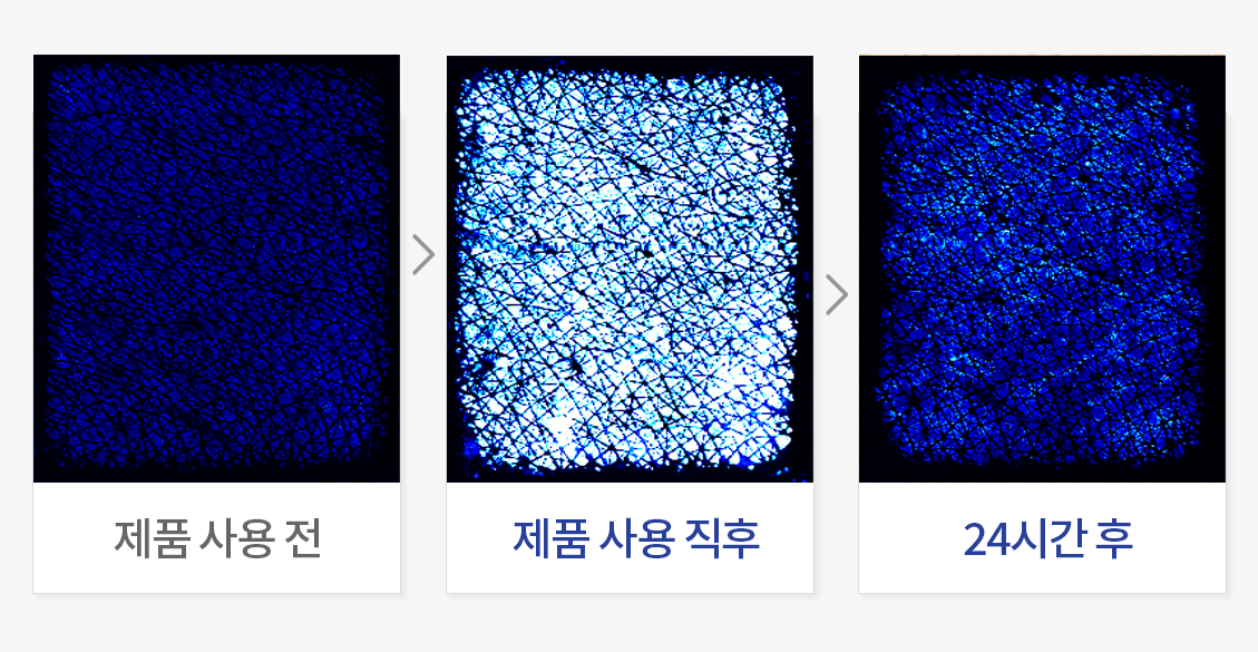 N시간 보습 지속력 평가